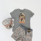 Burlebo Boys Heather Dark Grey Mallard Camo Dog