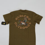 Burlebo Mens Heather Hunter Green Wood Duck Shirt