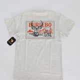 Burlebo Mens Heather Ash Grey Buck Stamp Shirt