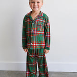 Hollis Baker Boys Kevin Plaid Two Piece Set