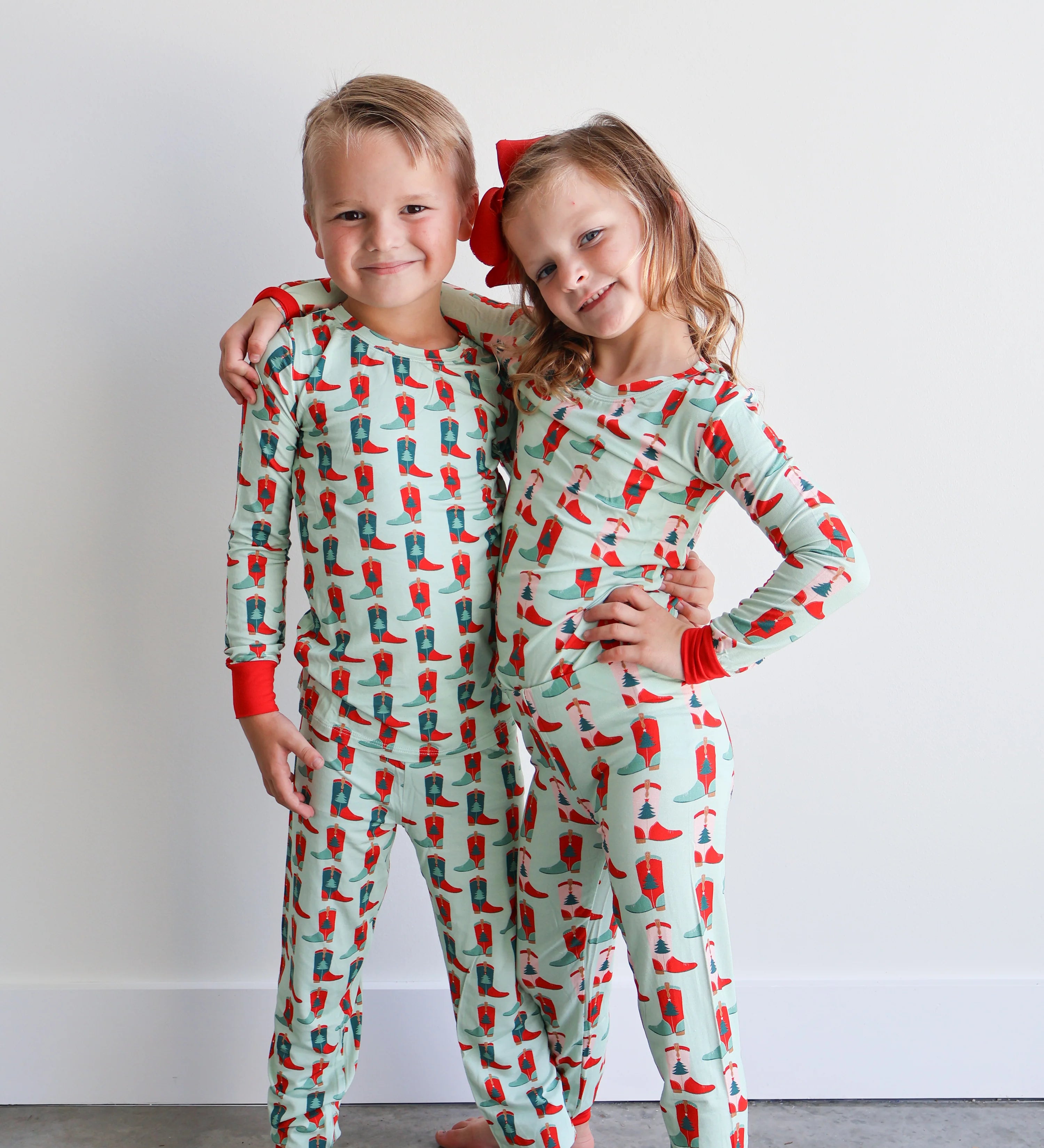 Hollis Baker Boys Holiday Boots Two Piece Set