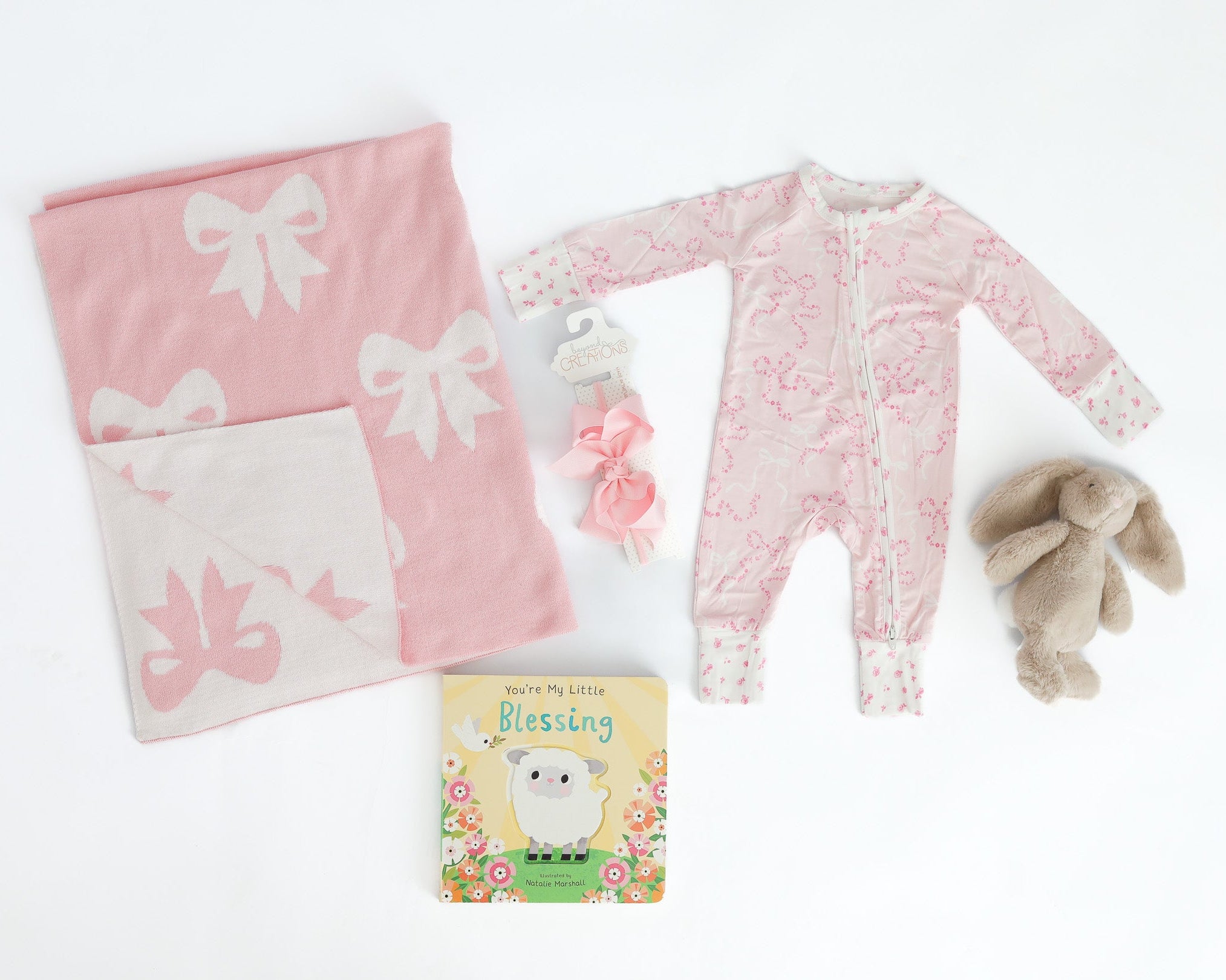 Girls Beautiful Bows Newborn Gift Box