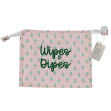 TRVL Petite Fleur Pink Wipes and Dipes Bag