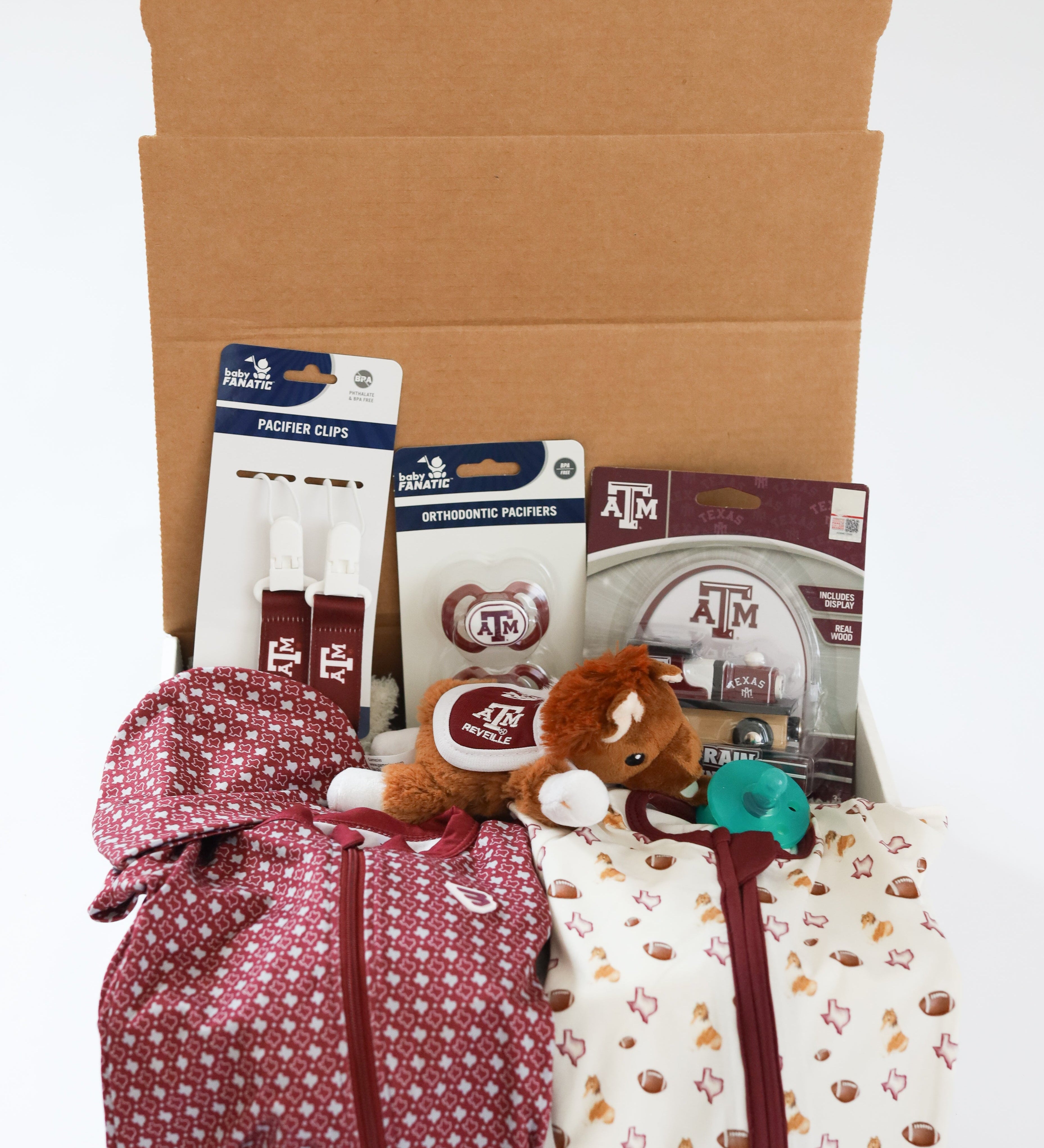 Texas A&M Aggies Gig 'Em Newborn Box