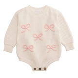 Mudpie Bow Chainstitch Sweater Bubble