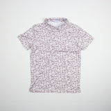 BlueQuail Boys Kickoff Maroon Polo Short Sleeve Shirt