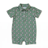 Hollis Baker Boys Ducks Romper