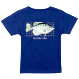 Properly Tied Boys River Blue Crappie Fish Short Sleeve Shirt