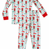 Hollis Baker Girls Pink Holiday Boots Two Piece Set