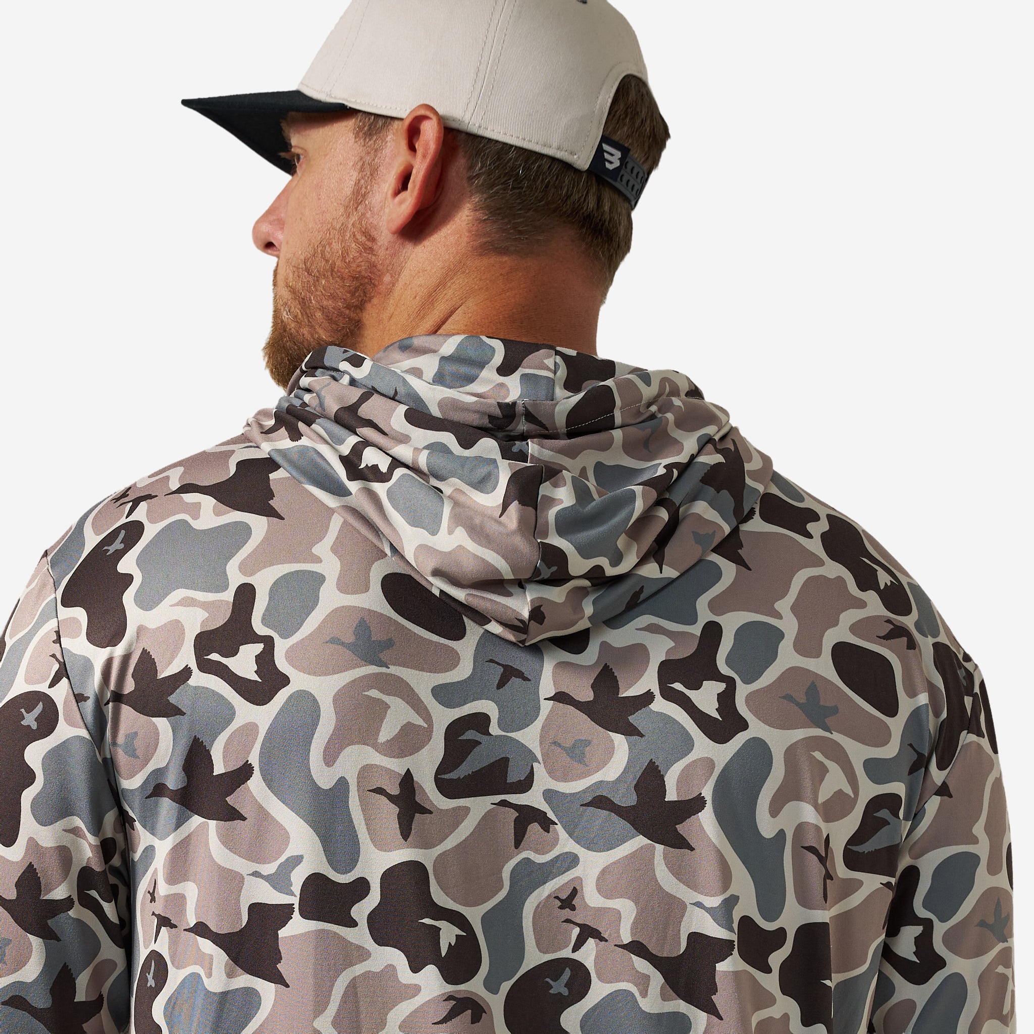 Burlebo Mens Mallard Mayhem Performance Hoodie