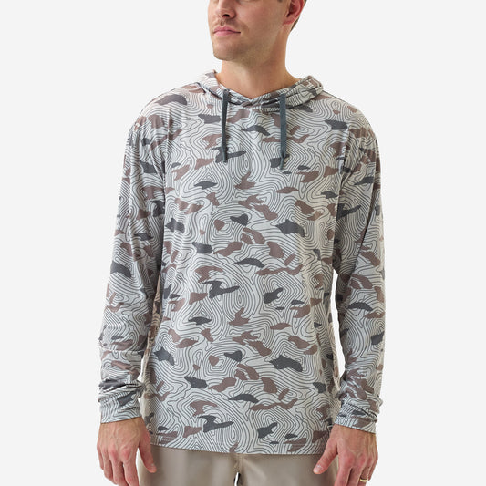 Burlebo Top Desert Camo Performance Men's Pullover