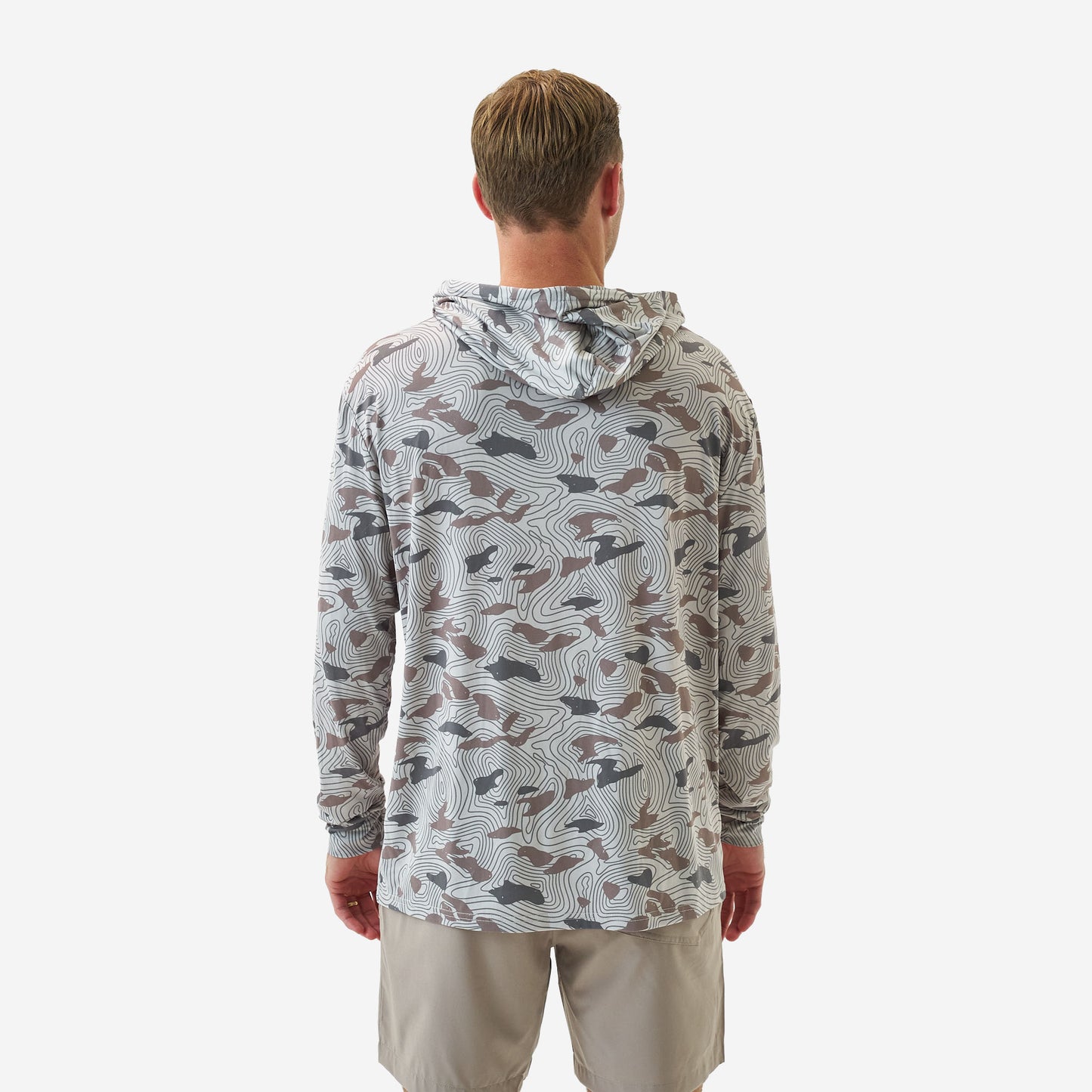 Burlebo Top Desert Camo Performance Men's Pullover
