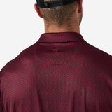 Burlebo Mens Maroon Helmet Performance Polo