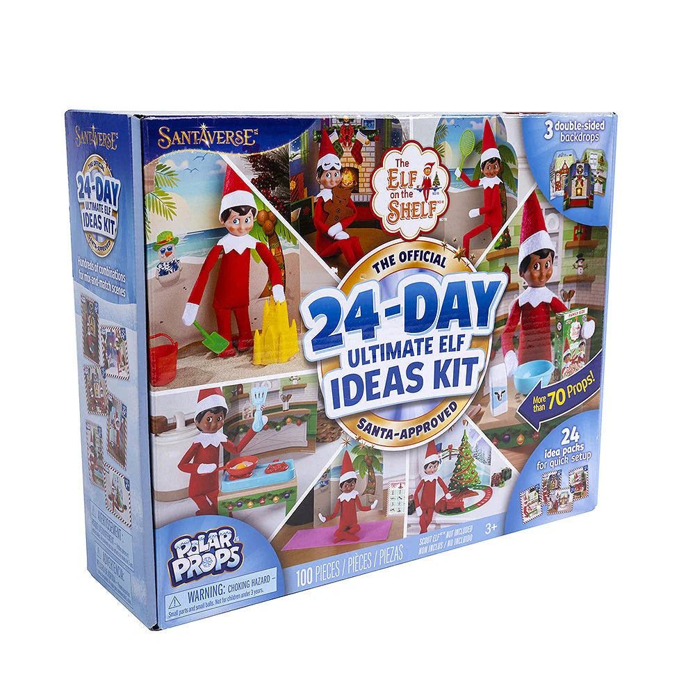 Polar Props™ 24-Day Ultimate Elf On The Shelf Ideas Toy Kit