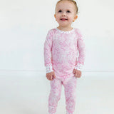 In My Jammers Cora Floral Bows Two Piece Set