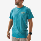 Burlebo Heather Cyan Bait & Rigs Short Sleeve Mens Shirt