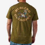 Burlebo Mens Heather Hunter Green Wood Duck Shirt