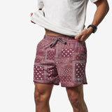 Burlebo Maroon Mens Swim Shorts Trunks
