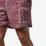 Burlebo Maroon Mens Swim Shorts Trunks