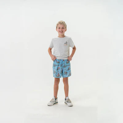 Burlebo Boys Cowboy Up Swim Shorts Trunk