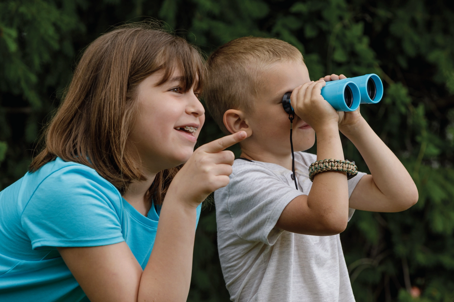 Blue Field Binoculars