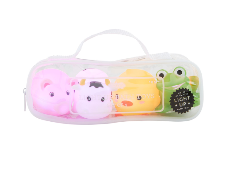 Mud Pie Farm Light-Up Bath Toy Set