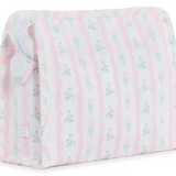 TRVL Ribbon Floral Pink Roadie Medium Zip Pouch
