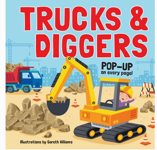 Trucks & Diggers: Pop-Up Book