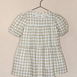 Almond Bud The Honey Gingham Toddler Dress w/ Matching Bloomers