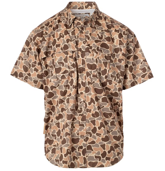Fieldstone Woodlands Camo Button Down Boys Shirt