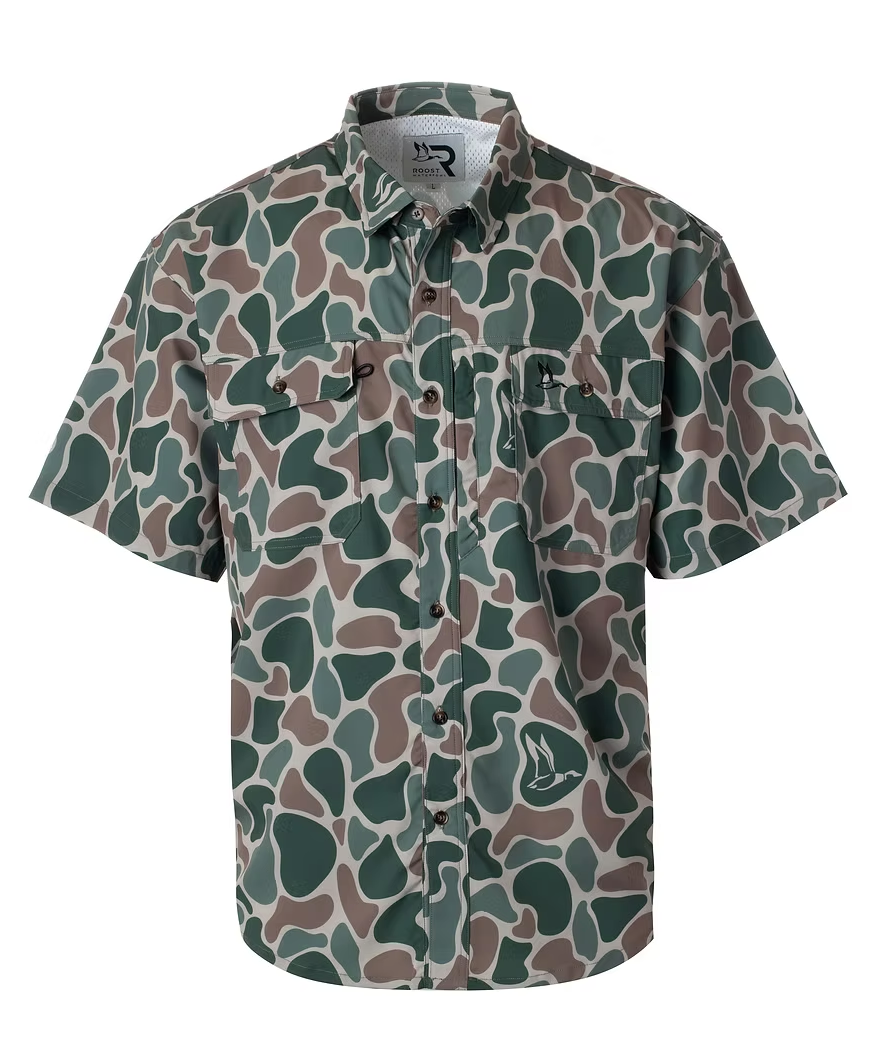 Fieldstone  Roost Camo Button Down