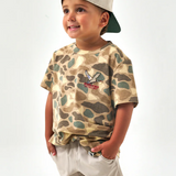 Burlebo Pintail Camo Short Sleeve Boys Shirt