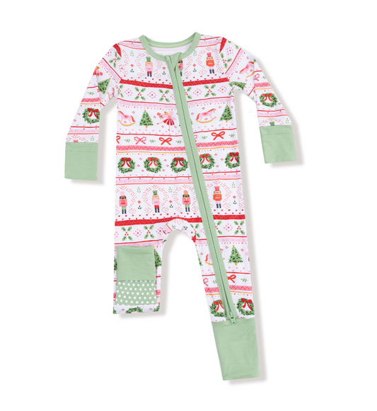 Angel Dear Bamboo Sugar Plum Fairy Nutcracker Girls Christmas Onesie