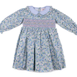 Shop Teeta Girls Smocked Charming Floral Dress