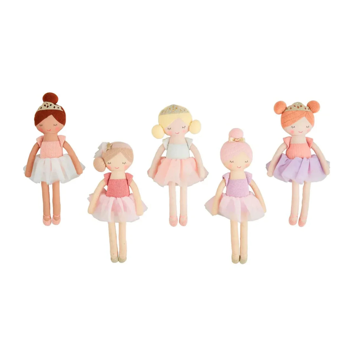 Mud pie Ballerina Plush Dolls