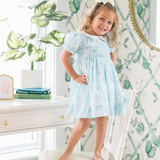 Poppy Kids Collared Hydrangea Girls Dress