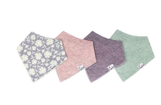 Copper Pearl Lacie Baby Bandana Bib Set (4 pack) Copper Pearl