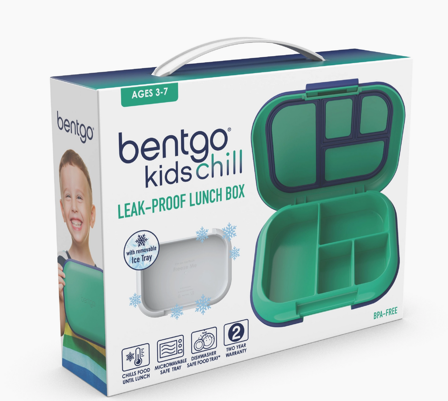 Bentgo Box Kids Chill Green & Blue