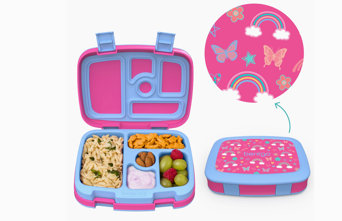 Bentgo Box Kids Pink & Purple