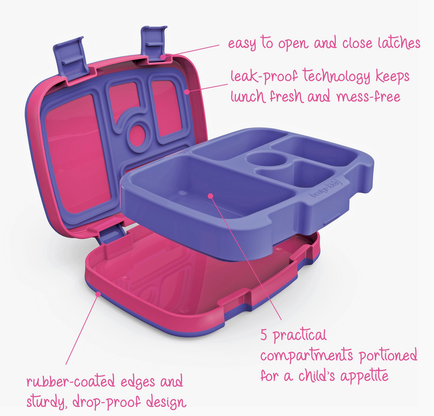 Bentgo Box Kids Pink & Purple