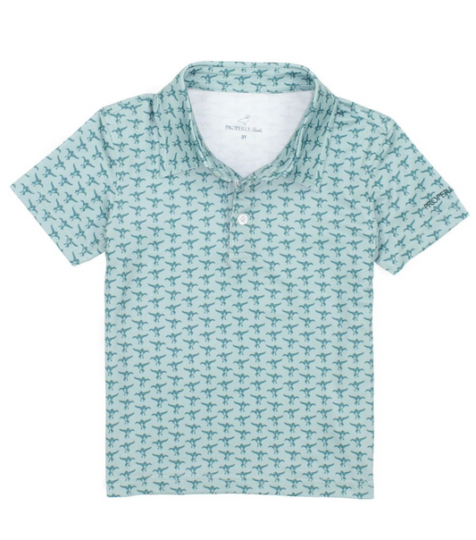 Properly Tied Boys Inlet Flying Duck Polo