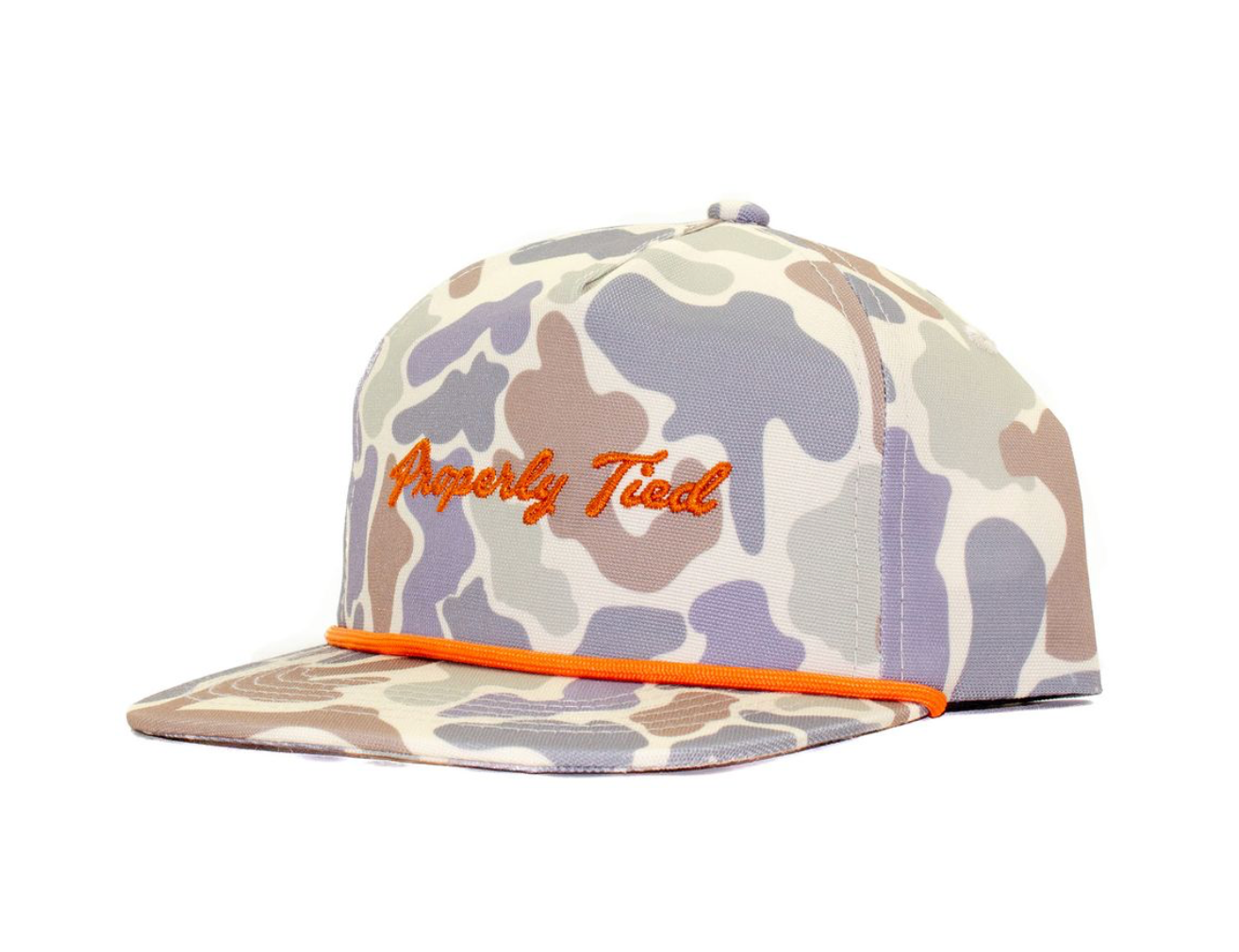 Properly Tied Field Camo Rope Youth Cap