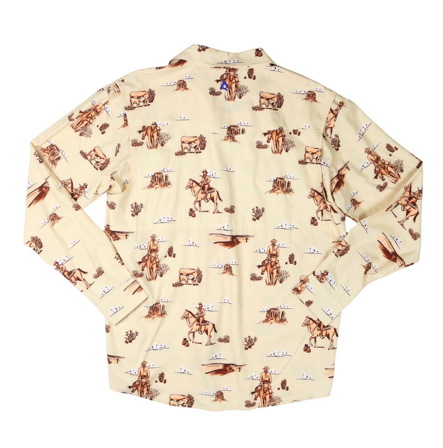 Blue Quail Pearl Snap Long Sleeve Boys Cattle Drive Shirt