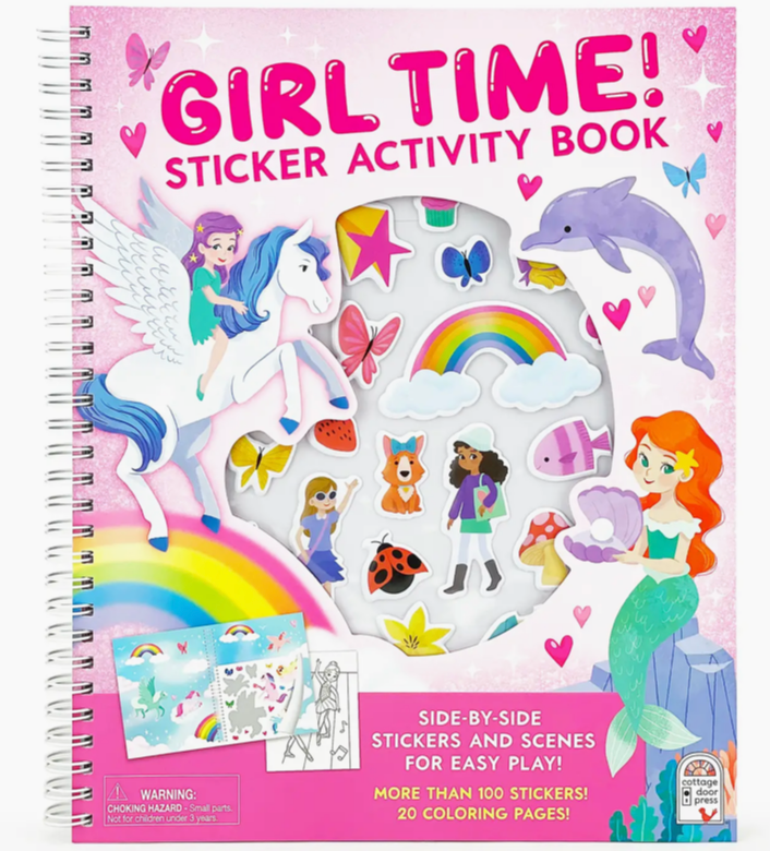 Girl Time! Sticker & Coloring Activity Book
