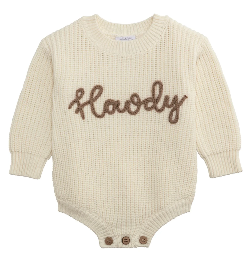 Mudpie Howdy Sweater Bubble