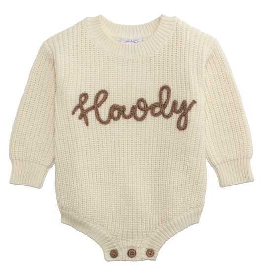 Mudpie Howdy Sweater Bubble
