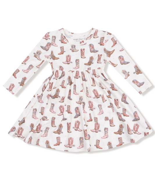 Angel Dear Future Cowgirl Twirly Dress