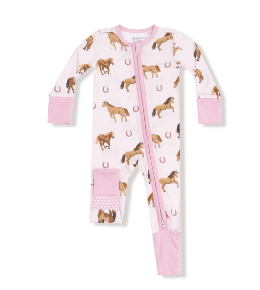 Angel Dear Pink Horse Onesie