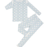 Hamner Hill Quilted Bow Patch Ruffle Girls Loungewear Set