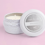 Capri Blue Volcano Signature White Mini Tin Candle